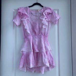 Loveshackfancy pink dress